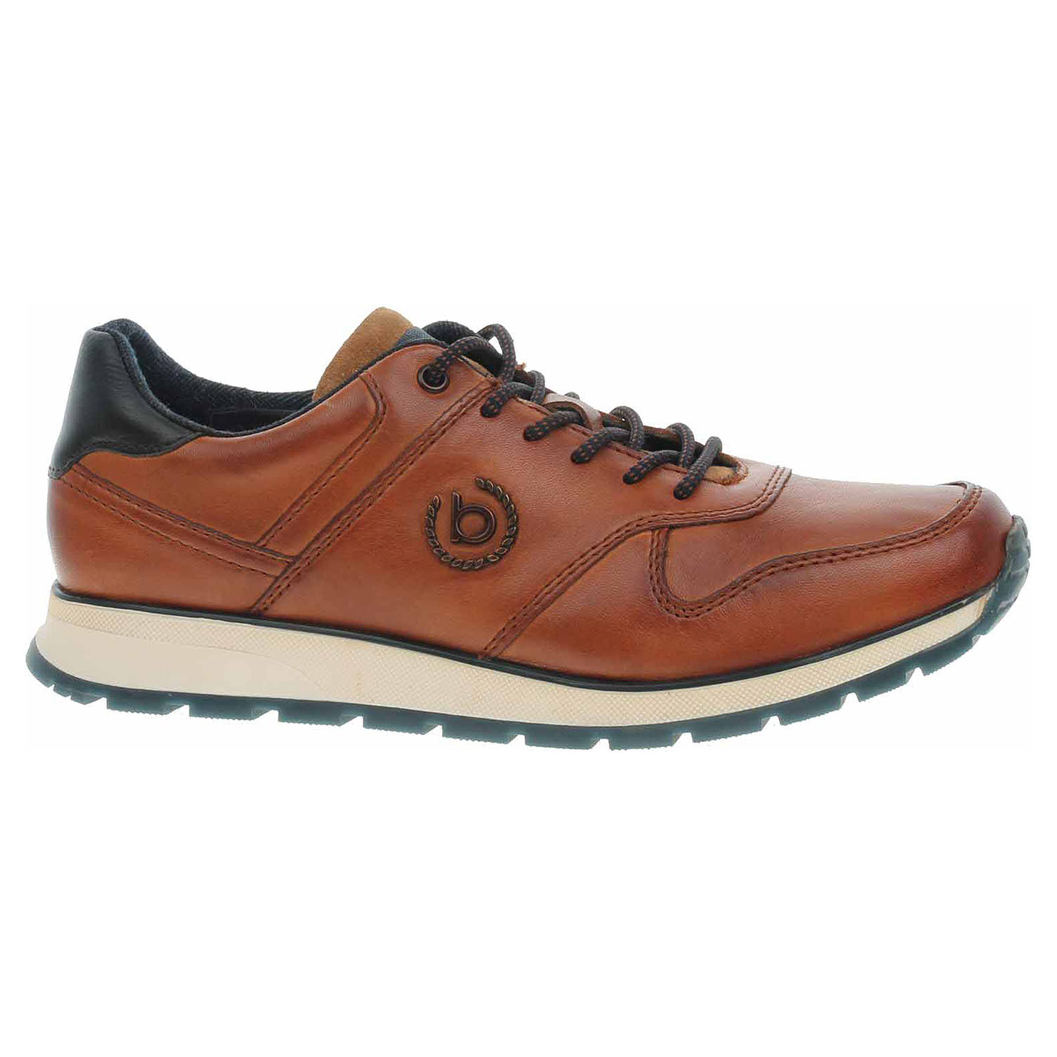 Ecco Pánské polobotky Bugatti 331-APA02-4100 cognac 24600929
