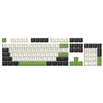 Marvo sada vyměnitelných kláves, PBT Keycap set KP-02 US, zelená