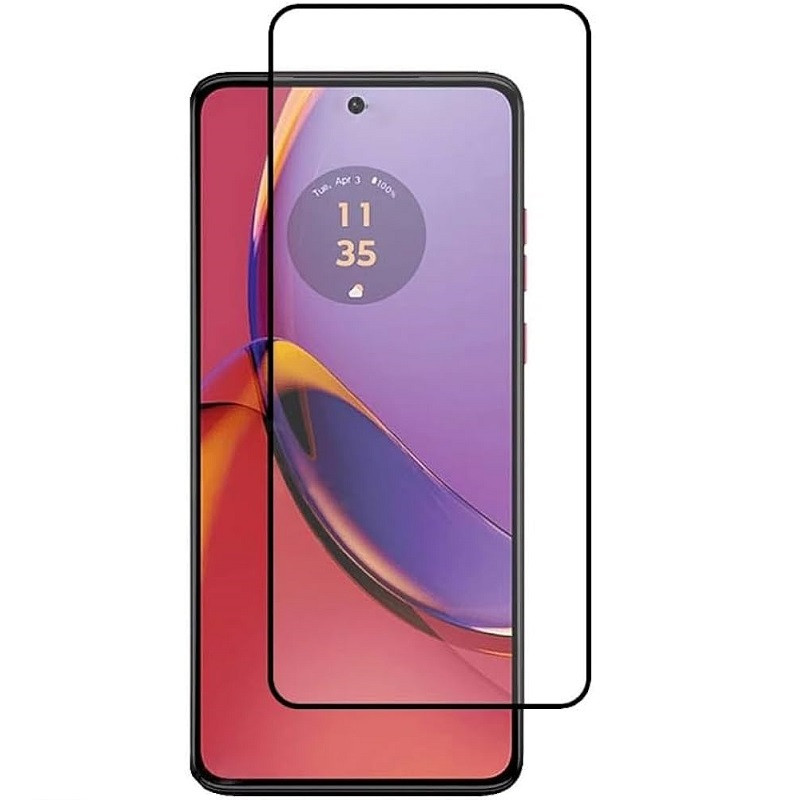 Screen Glass Protector Motorola Moto G84 5G 5D Full Glue Ceramic černé 1034573