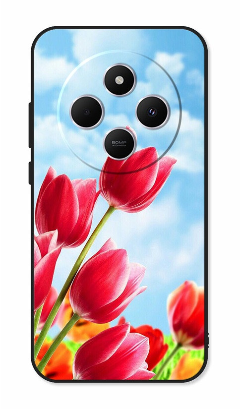 Kryt TopQ Xiaomi Redmi 14C Tulips 132699