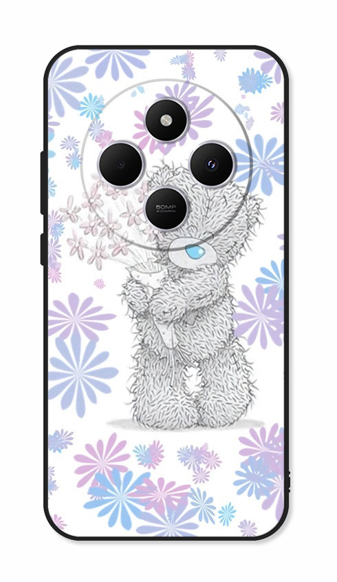 Kryt TopQ Xiaomi Redmi 14C Floral Teddy 132696