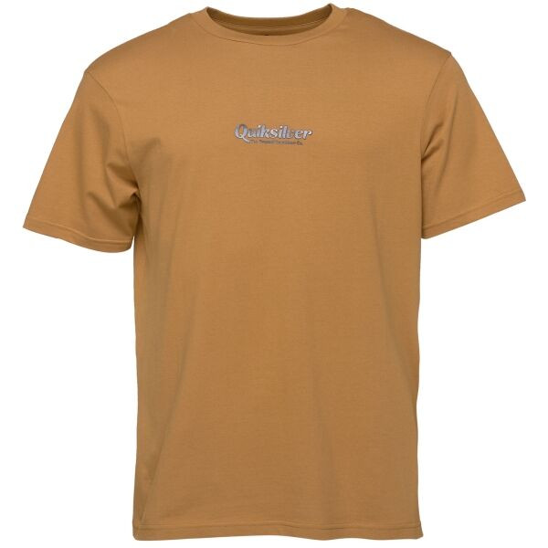 Quiksilver SIMPLE LETTRING SS Pánské triko, žlutá, velikost