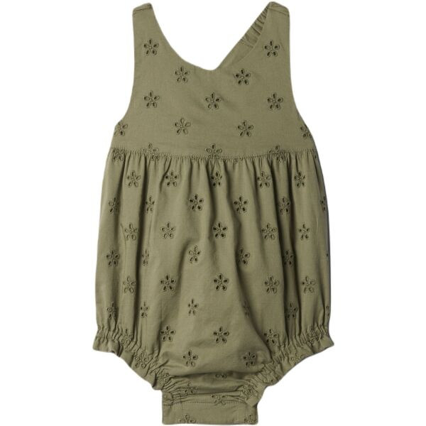 GAP EYELET BUBBLE Dívčí body, khaki, velikost