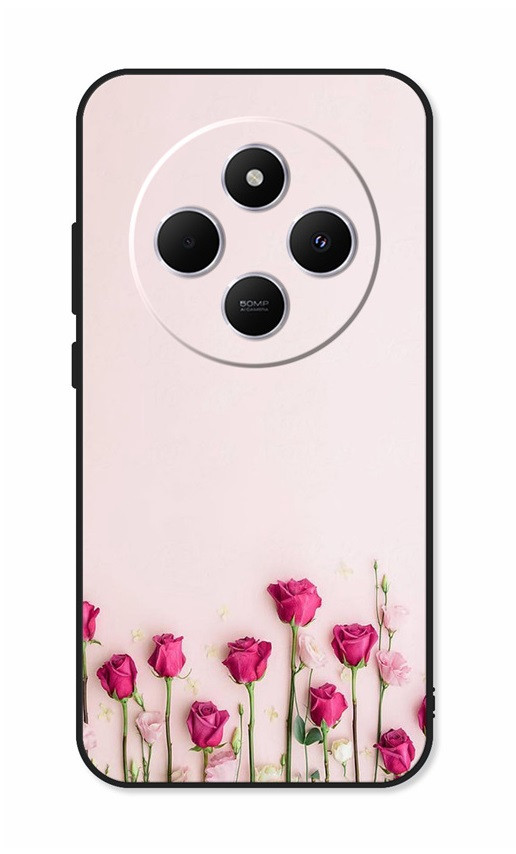 Kryt TopQ Xiaomi Redmi 14C Roses 132700