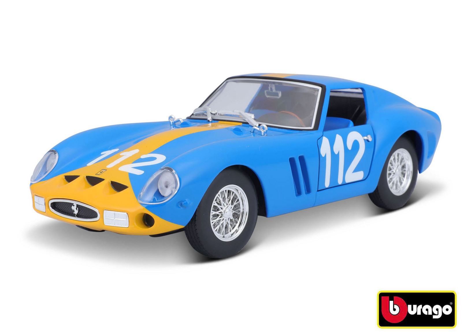 Bburago 1:24 Ferrari Racing Model KIT GTO 250 Blue