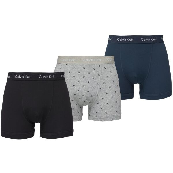 Calvin Klein 3 PACK TRUNKS - STRETCH Pánské trenýrky, mix, velikost