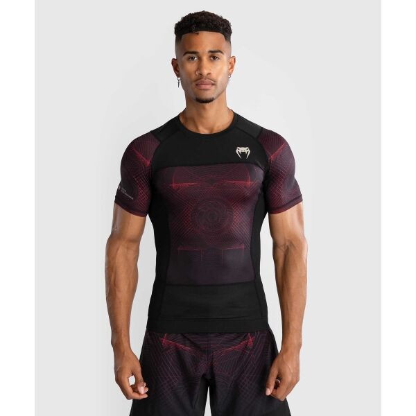 Venum G-FIT AIR RASHGUARD Pánské sportovní triko, černá, velikost