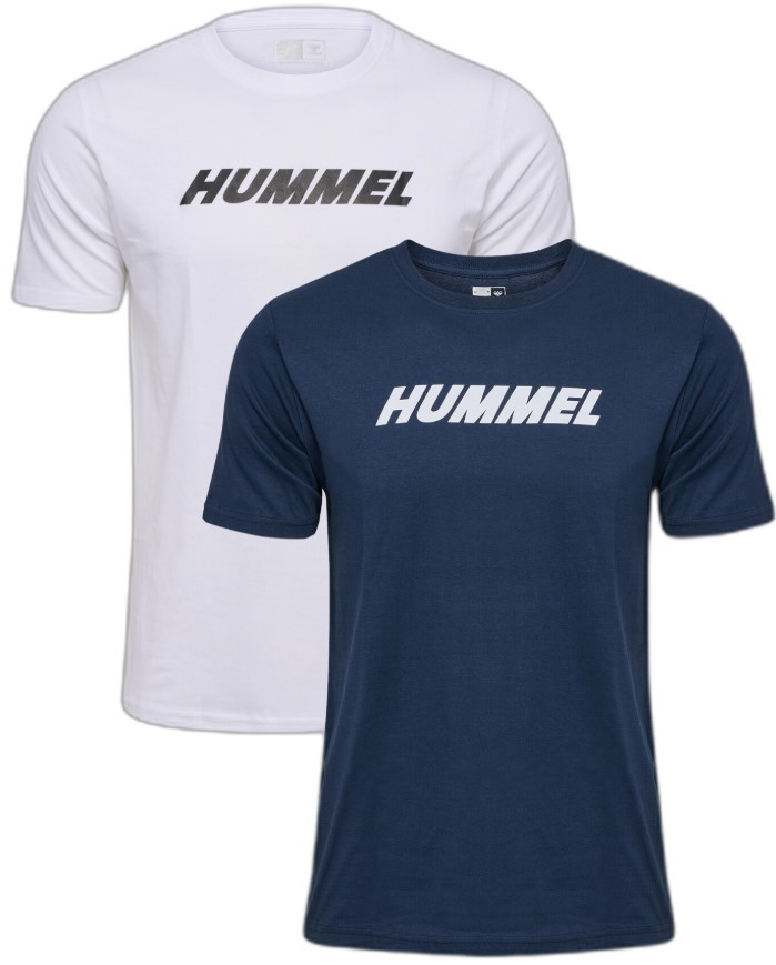 Triko Hummel hmlELEMENTAL 2-PACK LOGO COTTON TEE