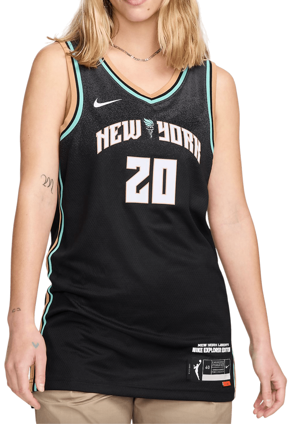 Dres Nike New York Liberty Explorer Edition Women's Dri-FIT WNBA Victory Jersey