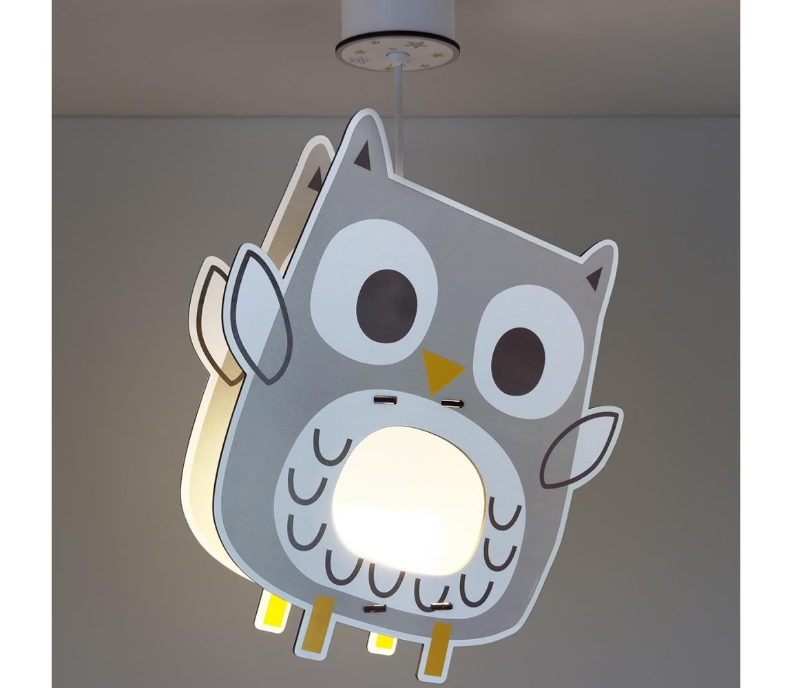 Dalber Dalber 63397 - Dětský lustr OWL 1xE27/15W/230V