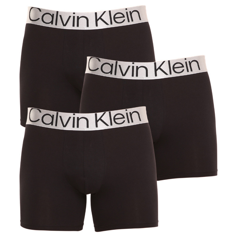 3PACK pánské boxerky Calvin Klein černé (NB3131A-7V1) S, trenky / trenýrky