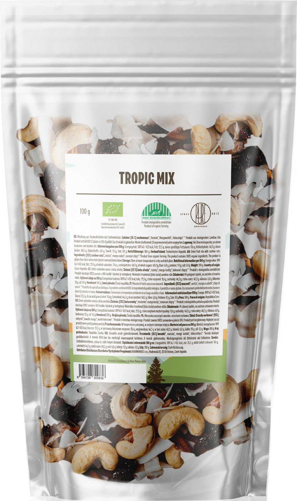 BrainMax Pure Tropic Mix, BIO, 100 g