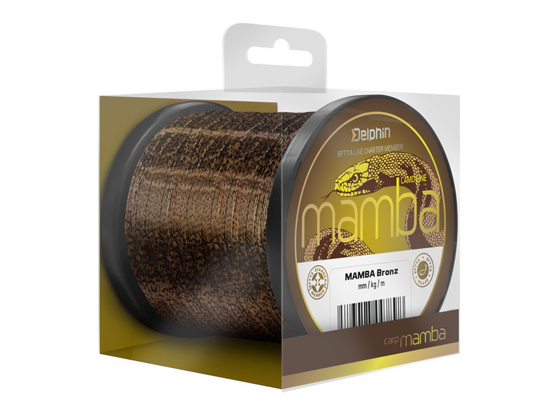 Delphin MAMBA Carp / Bronz-0,26mm 5,2kg 1200m
