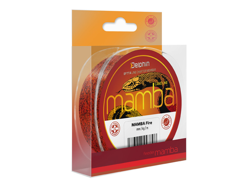 Delphin MAMBA Feeder / Fire-0,16mm 2,5kg 200m