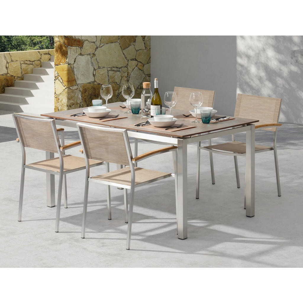 XXXL ZAHRADNÍ SOUPRAVA kov, textil, kompozitní dřevo