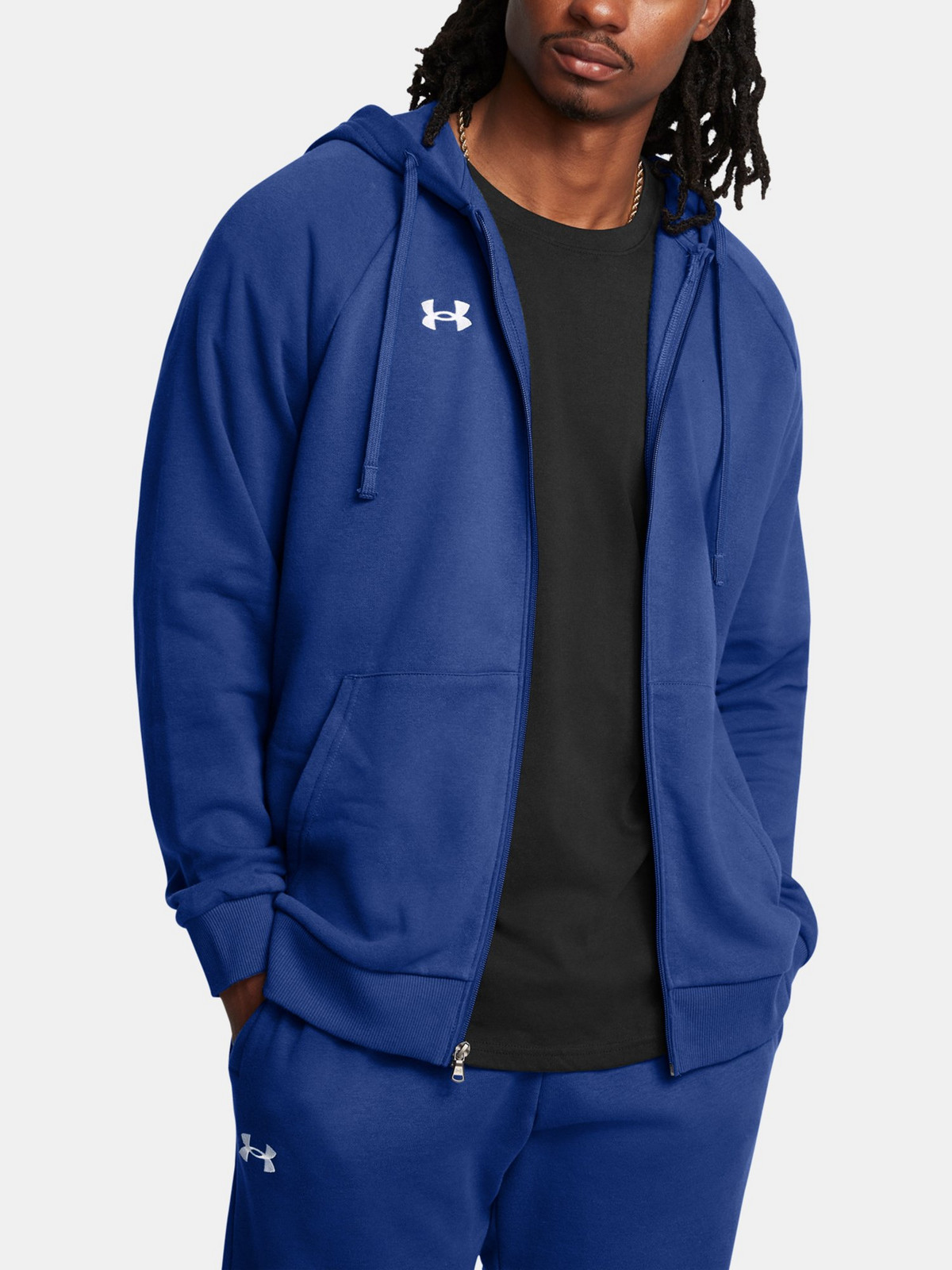 Pánská mikina Under Armour UA Rival Fleece FZ Hoodie - Pánské