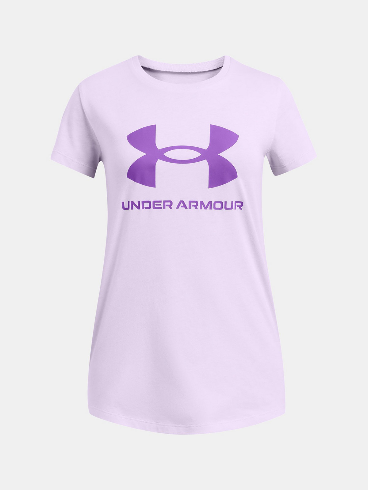 Dívčí tričko Under Armour UA G SPORTSTYLE LOGO SS-PPL - Holky