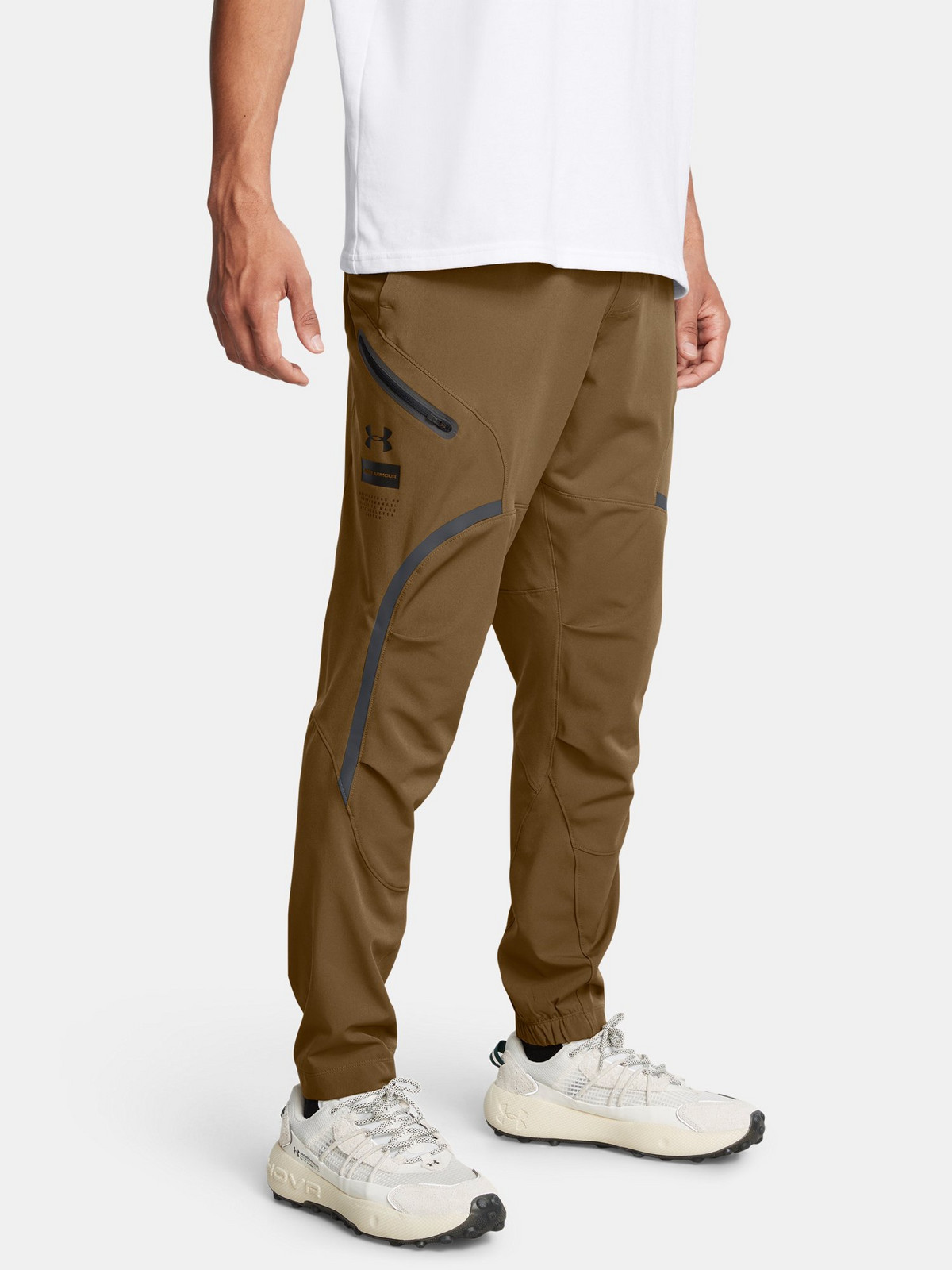 Pánské sportovní kalhoty Under Armour UA UNSTOPPABLE CARGO PANTS-BRN - Pánské