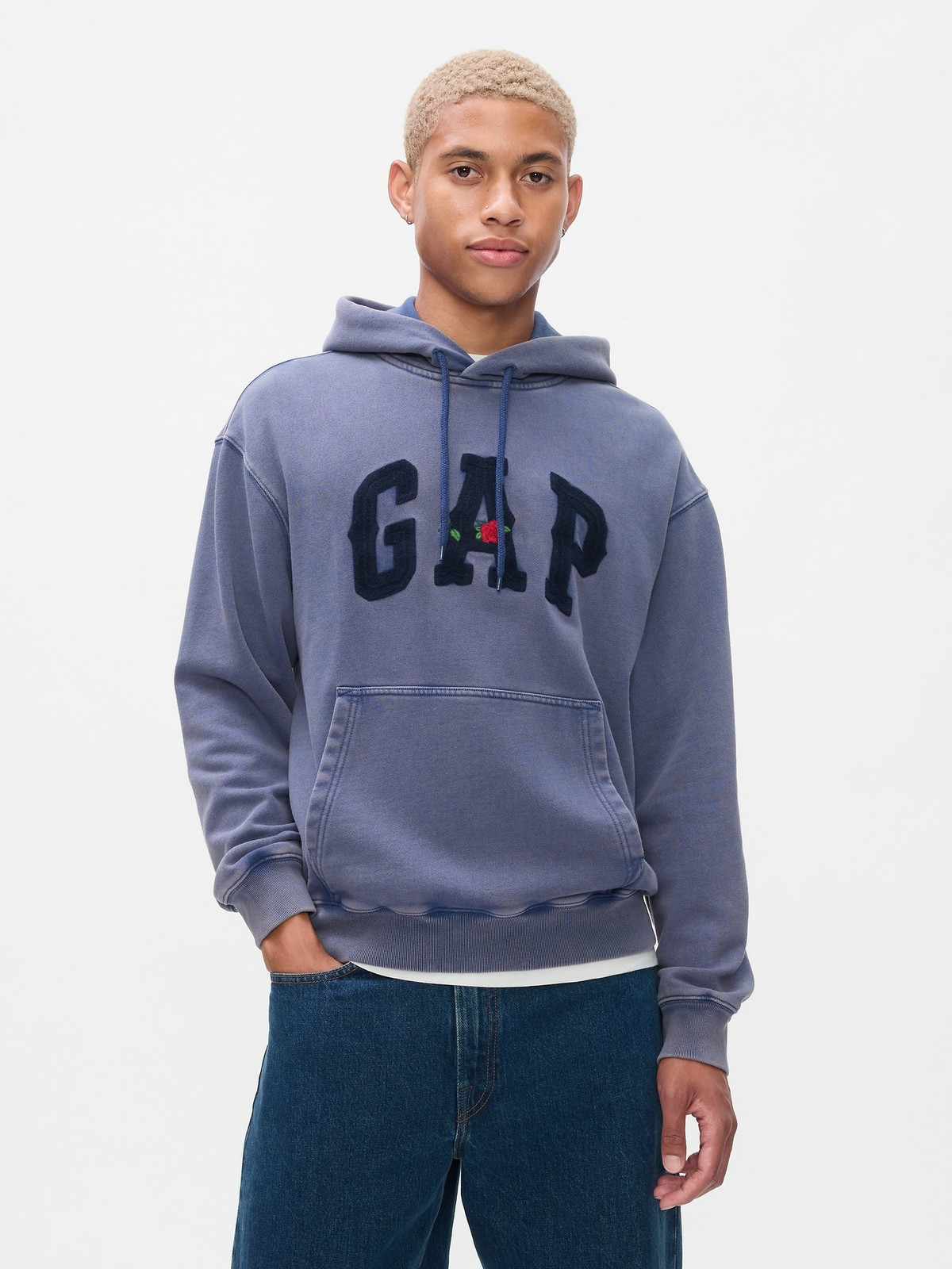 GAP Oversize mikina s logem Western - Pánské