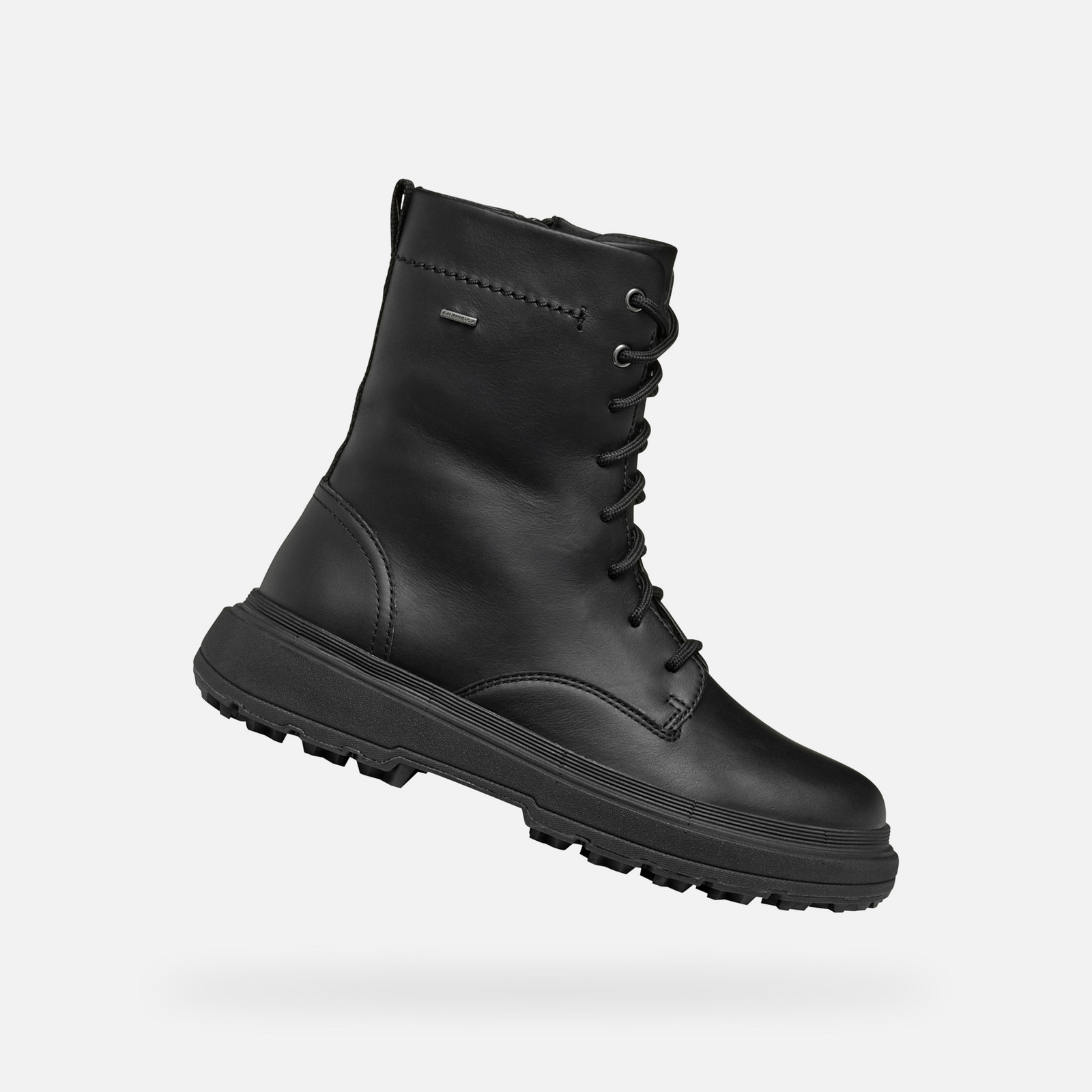 Černá dámská kotníková obuv Geox Lamidie + Grip ABX - Dámské
