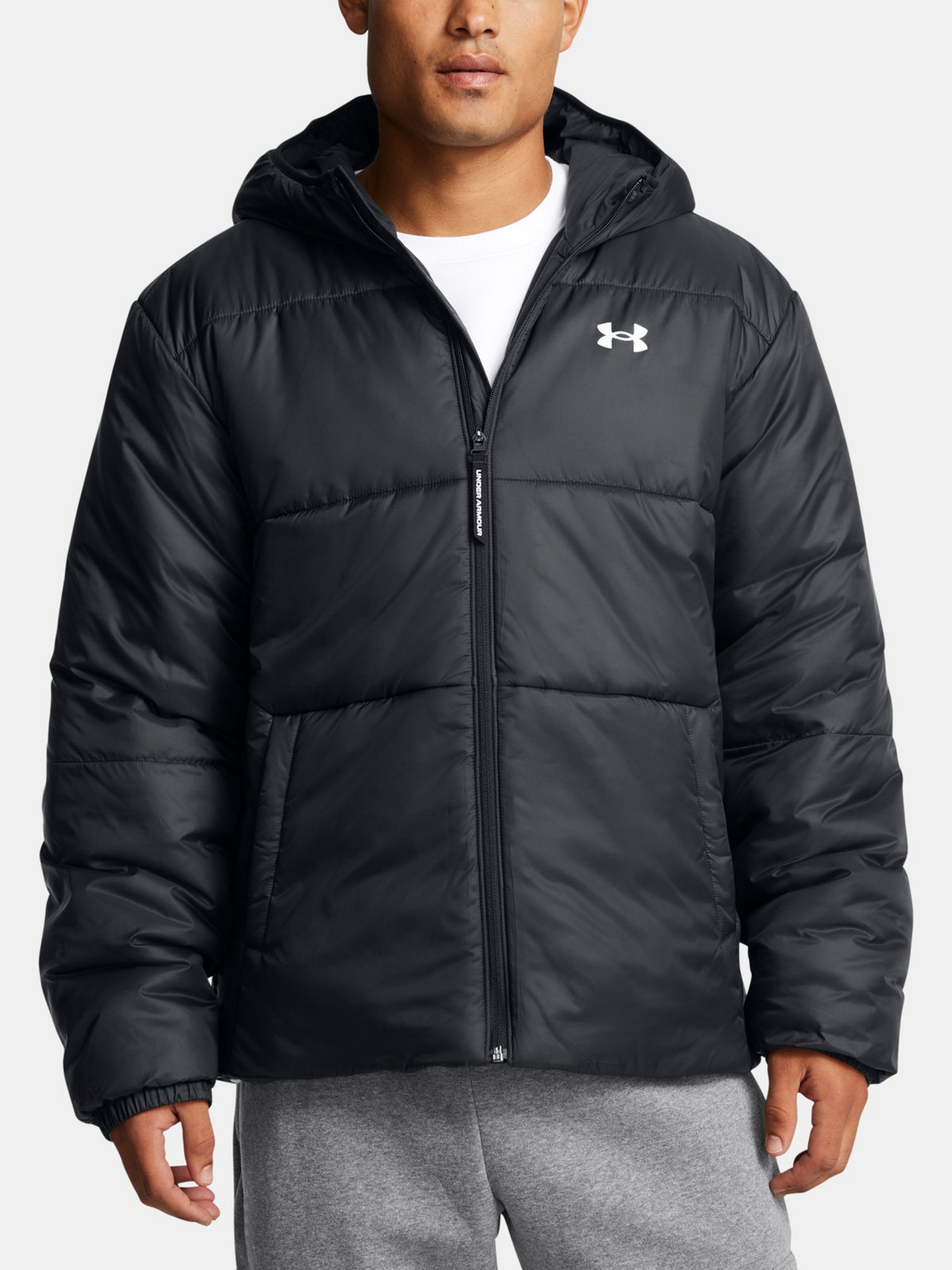 Pánská bunda Under Armour LW INSULATED JACKET-BLK - Pánské