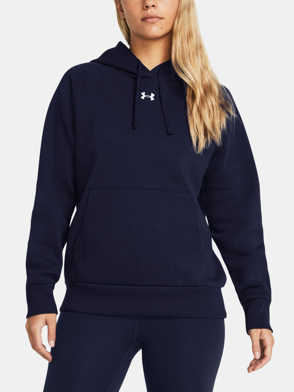 Dámská mikina Under Armour UA Rival Fleece Hoodie-BLU - Dámské