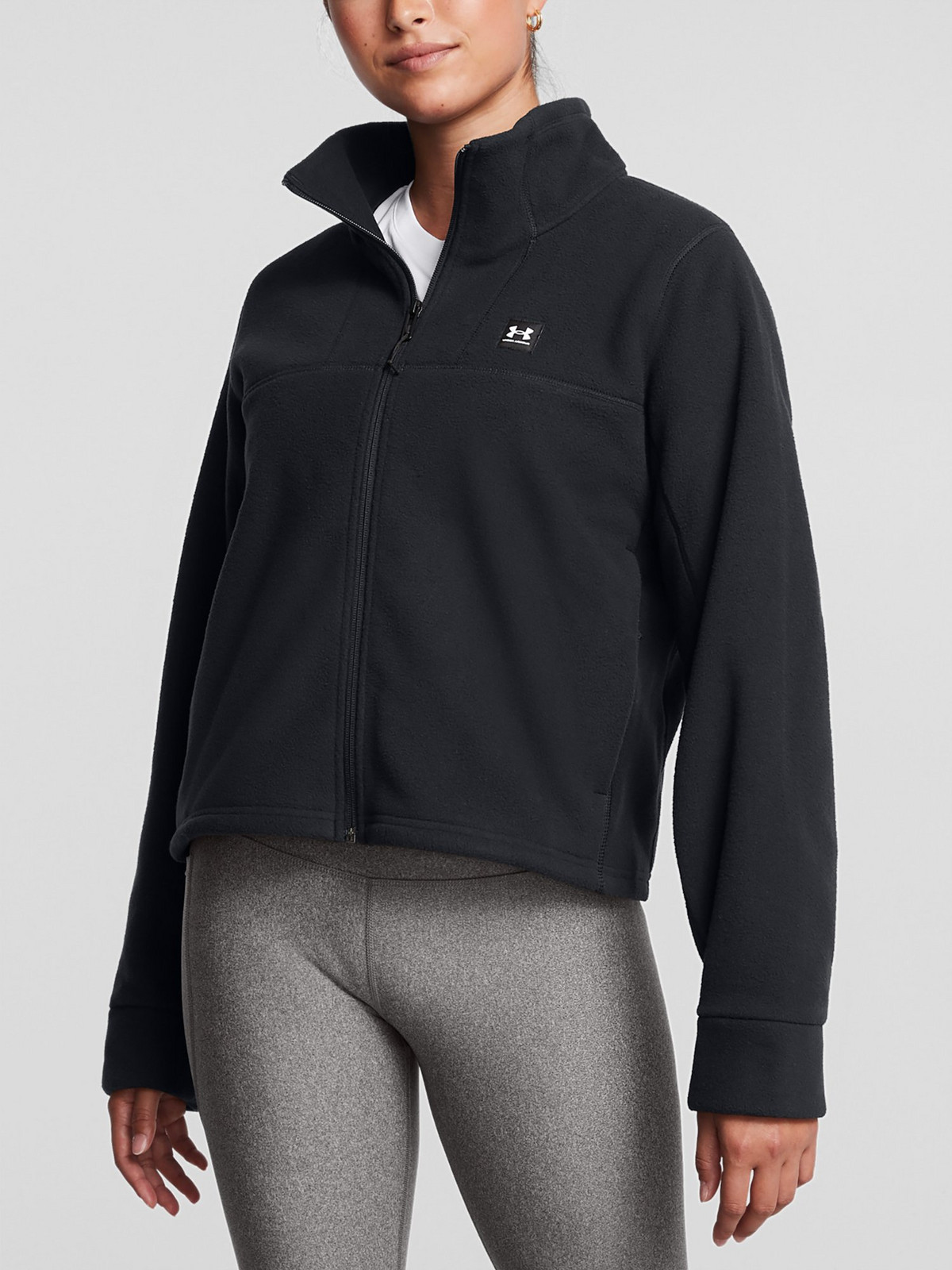 Dámská mikina Under Armour UA W Expanse Fleece FZ-BLK - Dámské