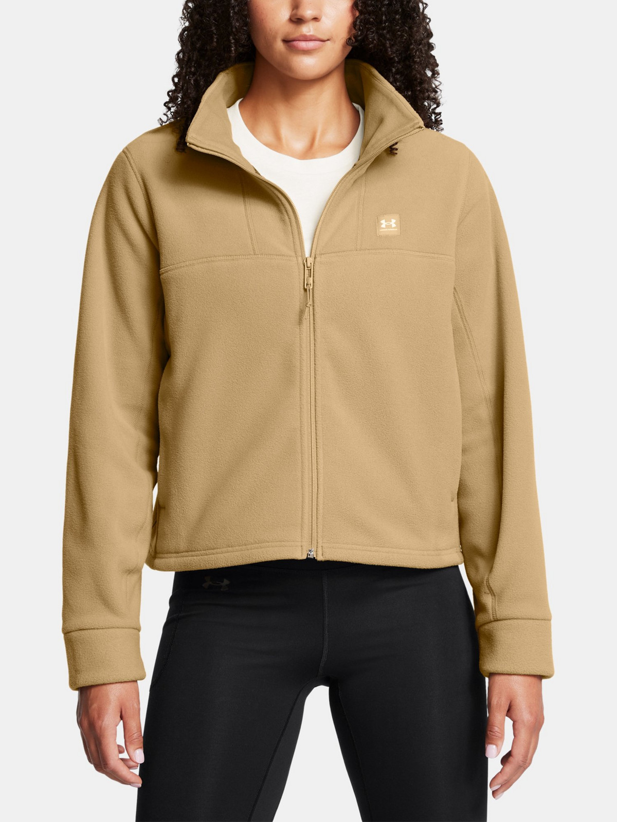 Dámská mikina Under Armour UA W Expanse Fleece FZ-BRN - Dámské