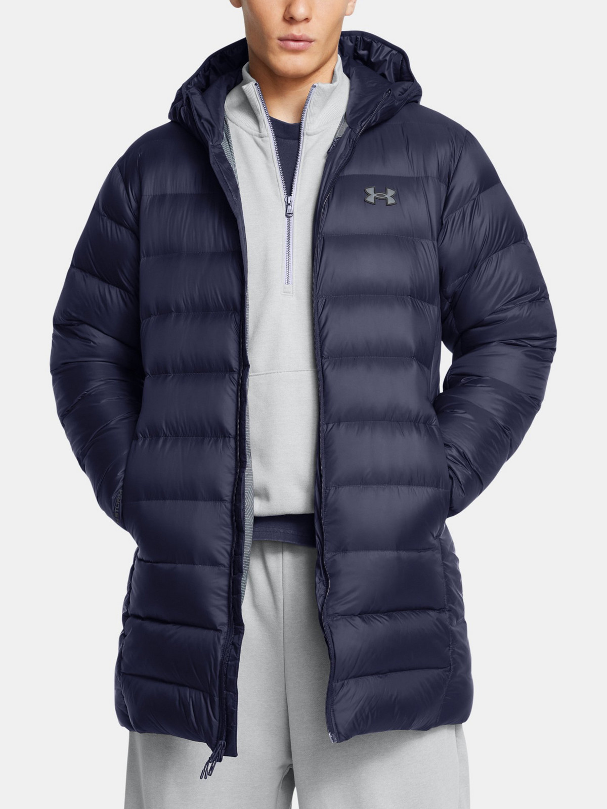 Pánská bunda Under Armour LEGEND DOWN PARKA-BLU - Pánské