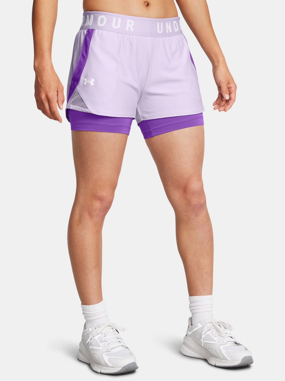 Dámské kraťasy Under Armour Play Up 2-in-1 Shorts-PPL - Dámské