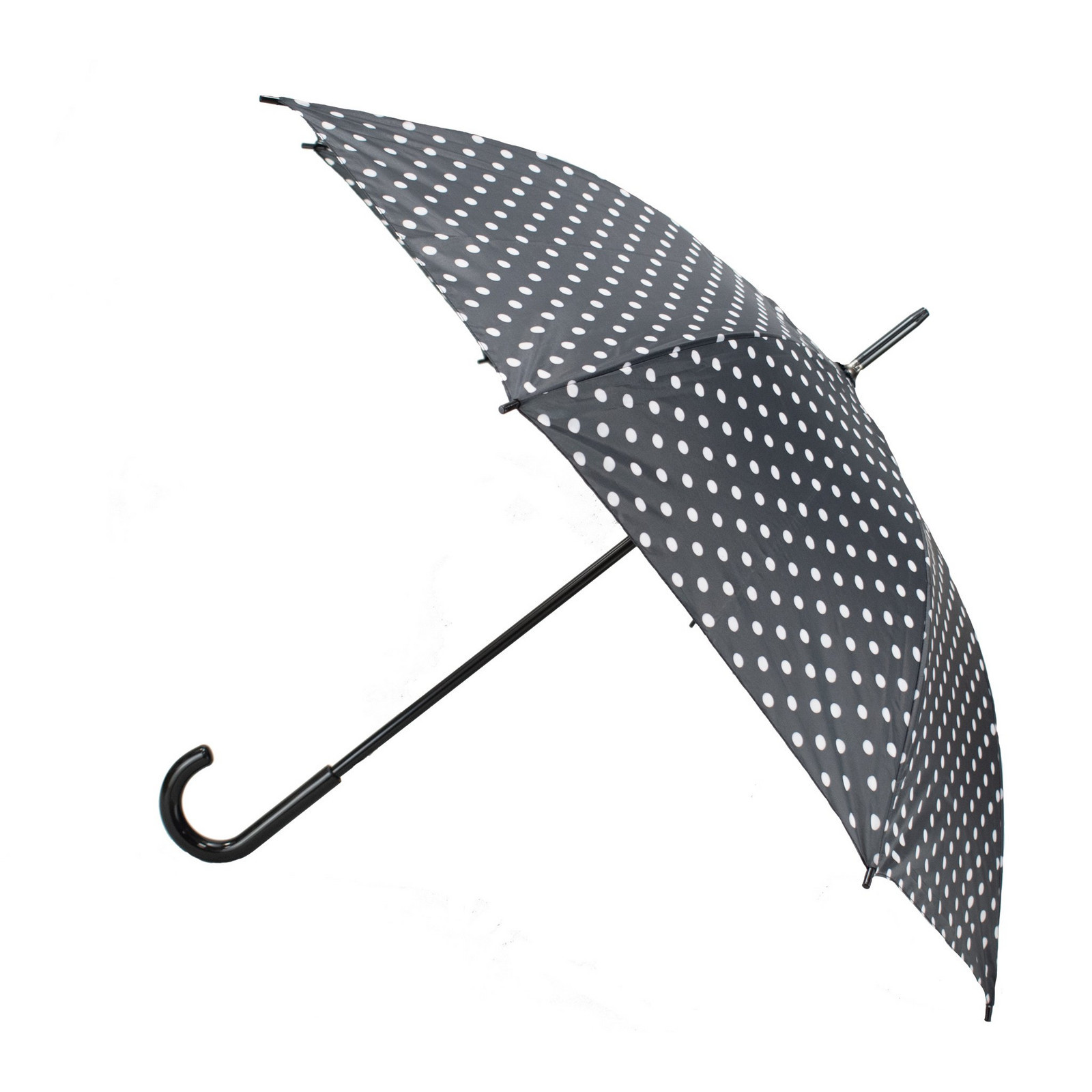 Semiline Woman's Long Semi-Automatic Umbrella With A Wrap-Around Handle L2037-3