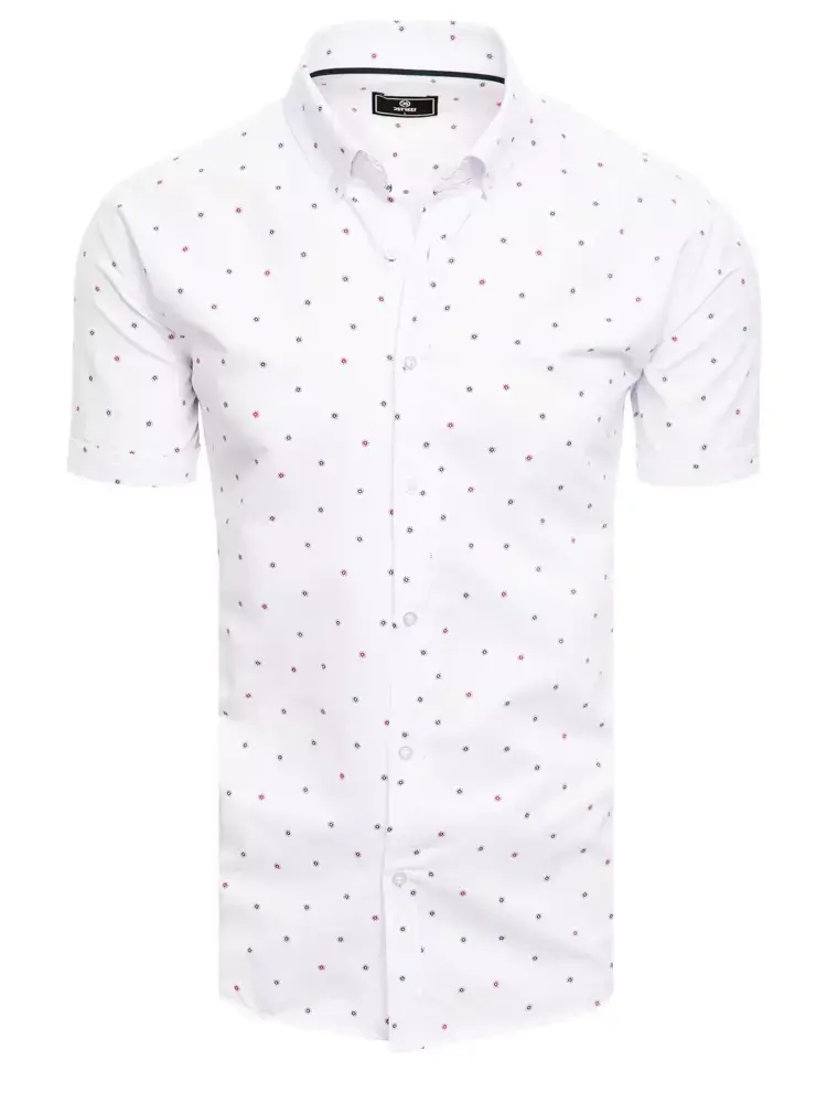 Pánská košile s krátkým rukávem Barva Bílý DSTREET