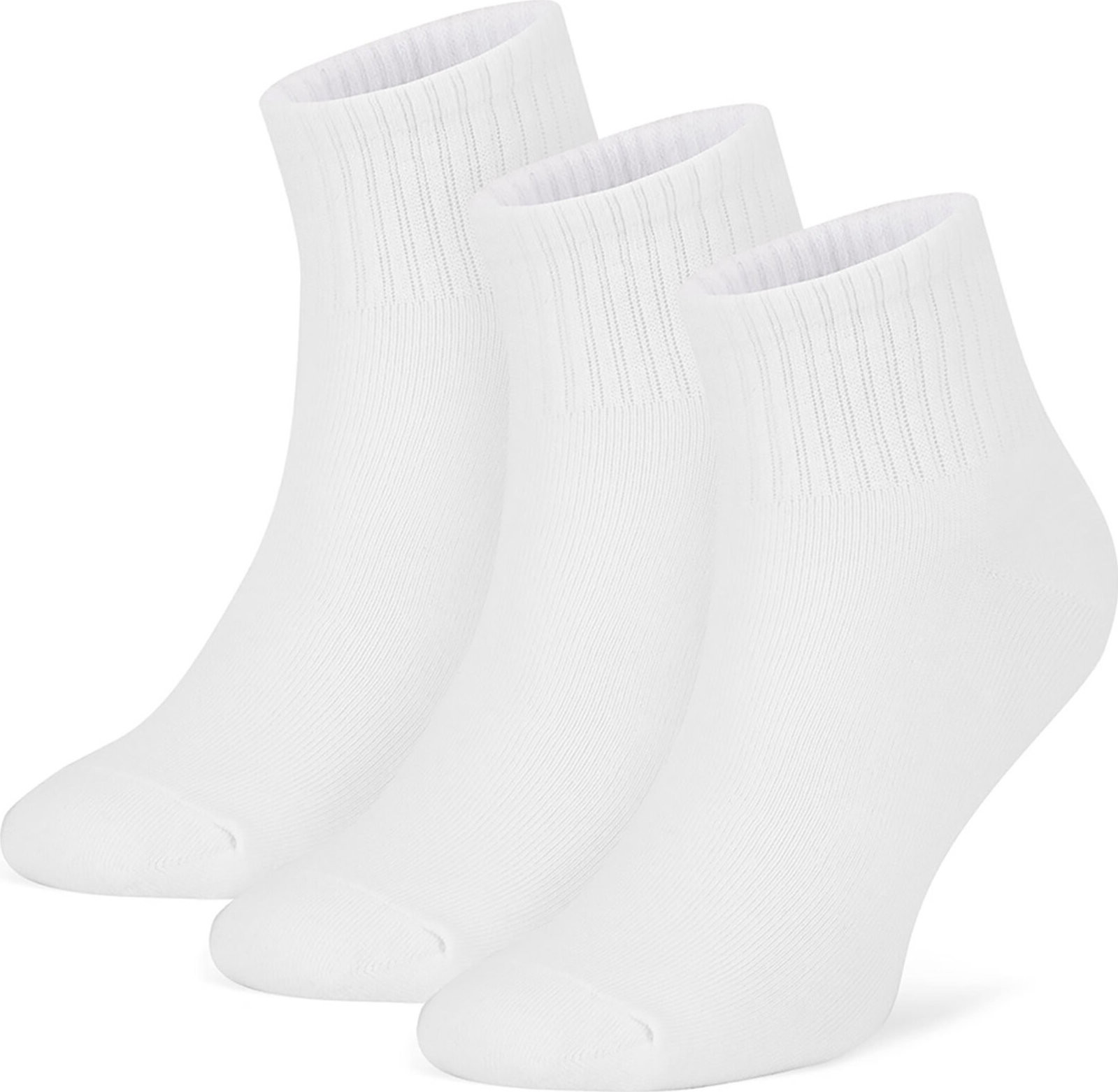 Sada 3 párů nízkých ponožek unisex Sprandi 0UB-004-AW24 (3-PACK) Bílá