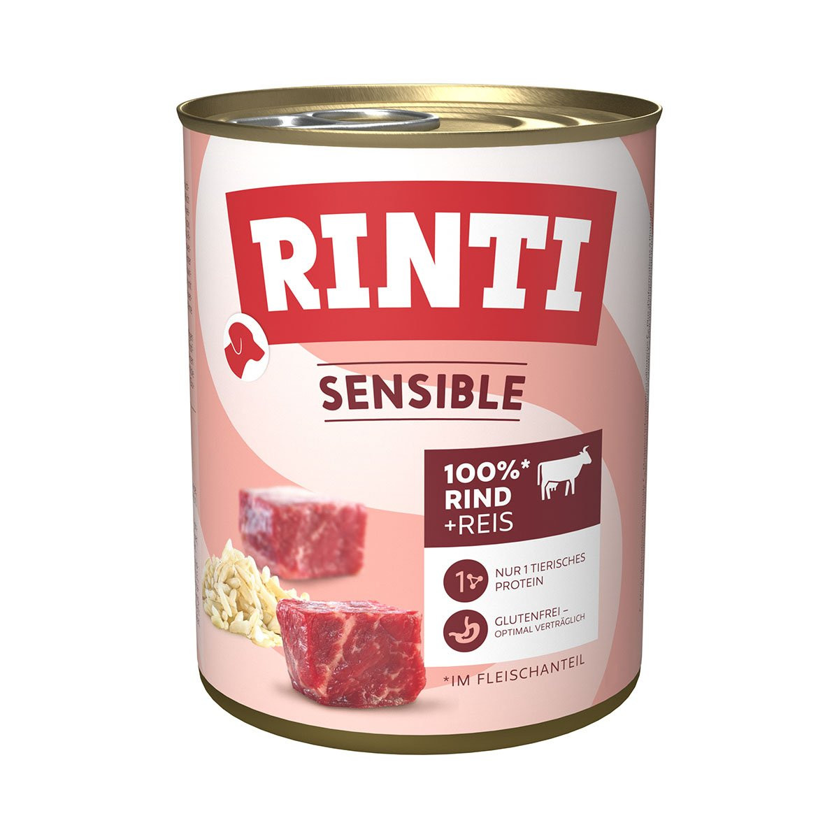 RINTI Sensible 6 x 800 g - Hovězí s rýží