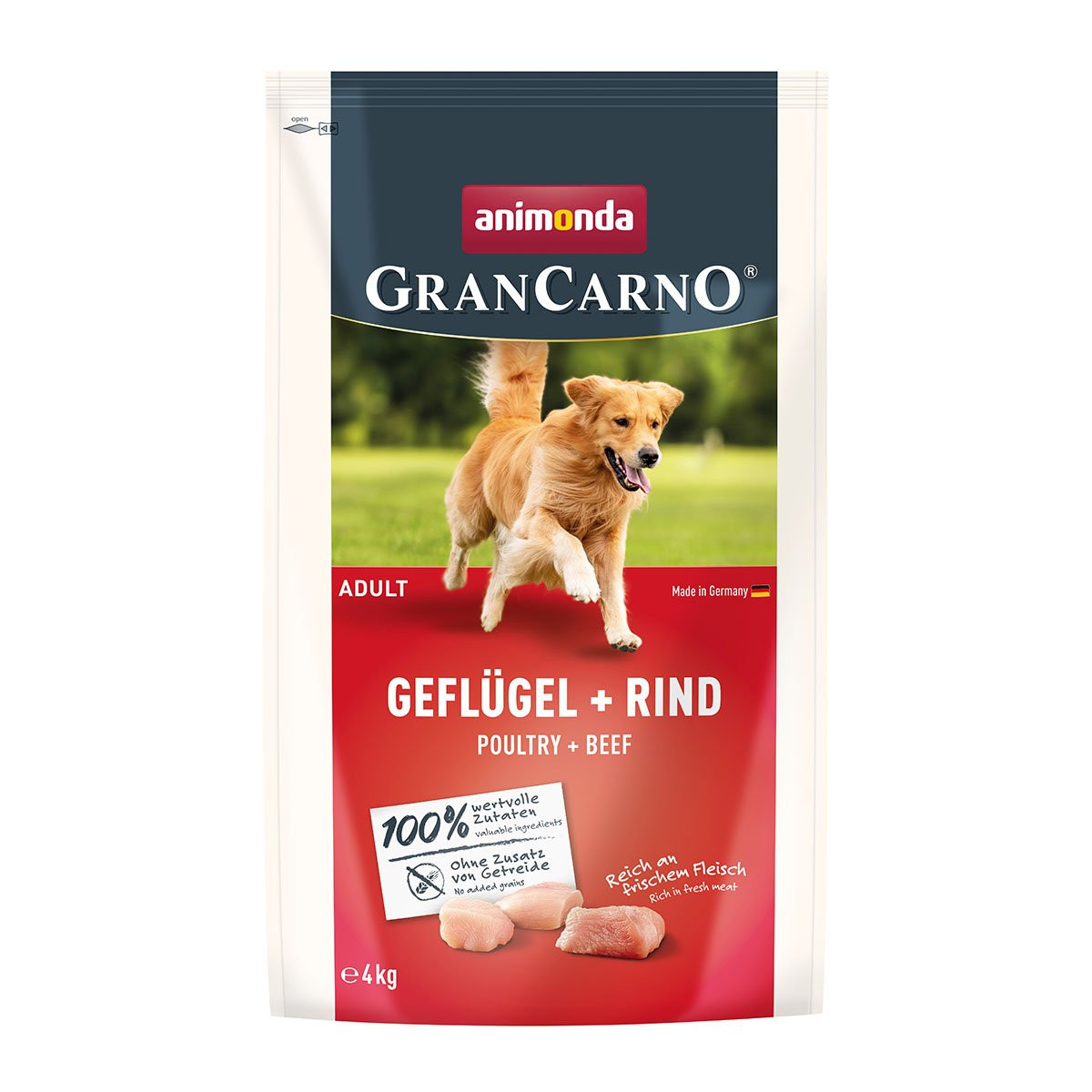 animonda GranCarno Adult drůbež a hovězí maso - 4 kg