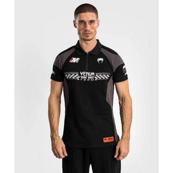 Venum MOTORSPORT POLO Pánské triko, černá, velikost