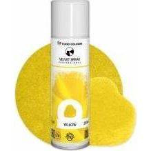 Food Colours sametový sprej Yellow (250 ml) - dortis