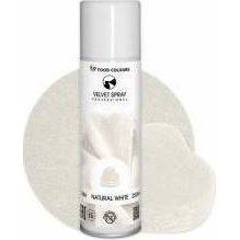 Food Colours sametový sprej Natural White (250 ml) - dortis