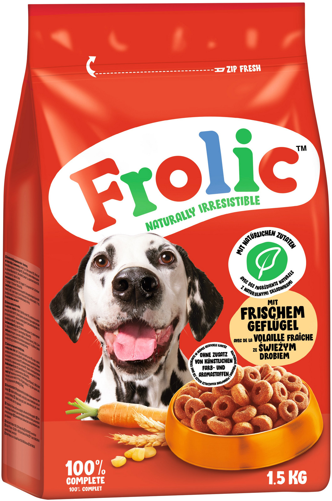 Frolic Sáček Drůbež 1,5kg