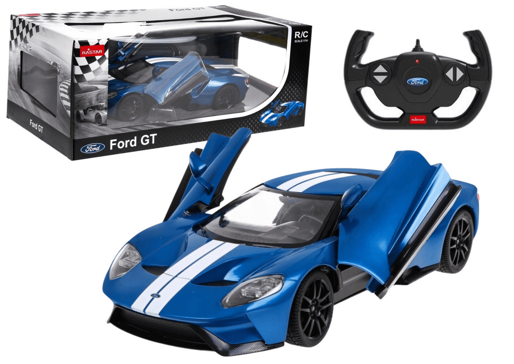 mamido Sportovní autíčko Ford GT na dálkové ovládání RC 1:14 modré