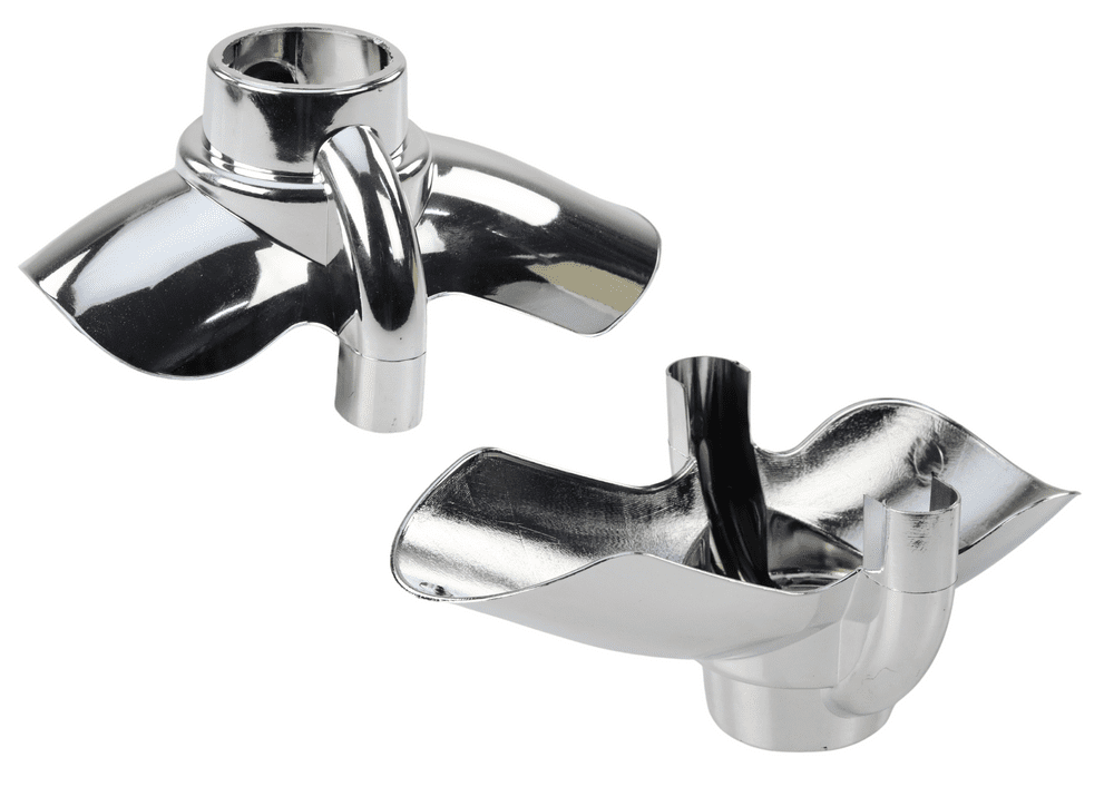 mamido Plastové blatníky pro tříkolku PRO700 stříbrné