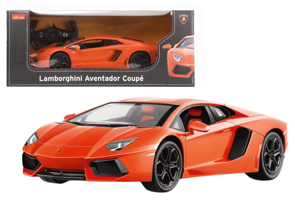 mamido Sportovní autíčko Lamborghini Aventador LP700 Rastar na dálkové ovládání RC 1:14 oranžové