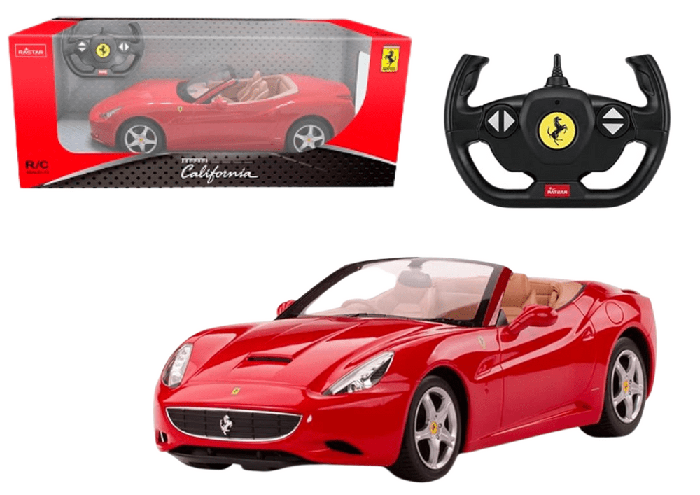 mamido Sportovní autíčko Ferrari California na dálkové ovládání RC 1:24 červené
