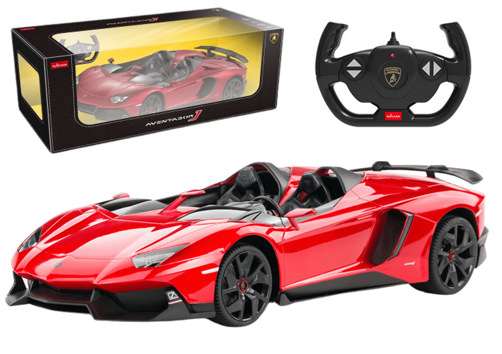 Mamido RASTAR Auto na dálkové ovládání RC Lamborghini Aventador 1:12 Rastar červené