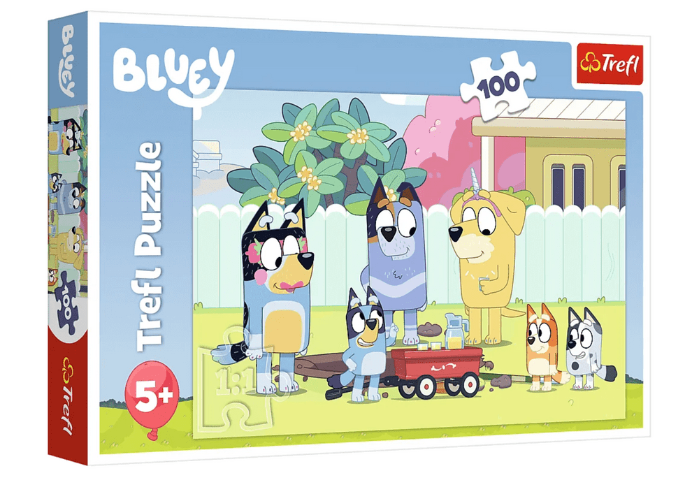 TREFL Puzzle Veselý svět Bluey 100 dílků Trefl