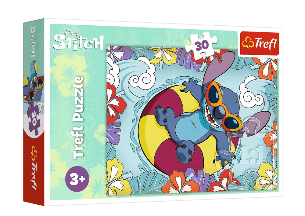 TREFL Puzzle Lilo a Stitch na dovolené 30 dílků Trefl