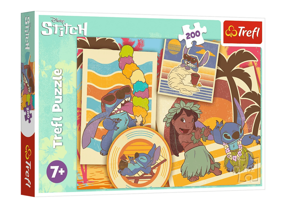 TREFL Puzzle Hudební svět Lilo a Stitch 200 dílků Trefl