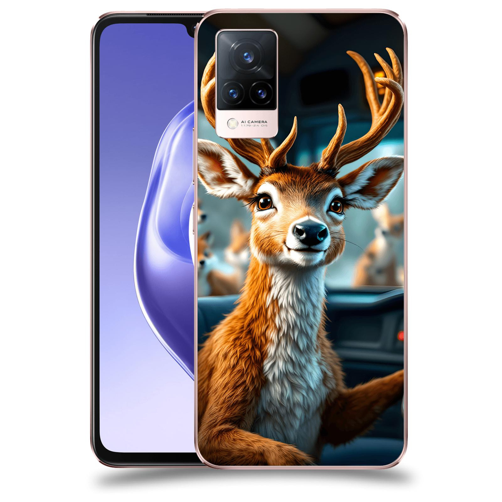 ACOVER Kryt na mobil Vivo V21 5G - Jelen