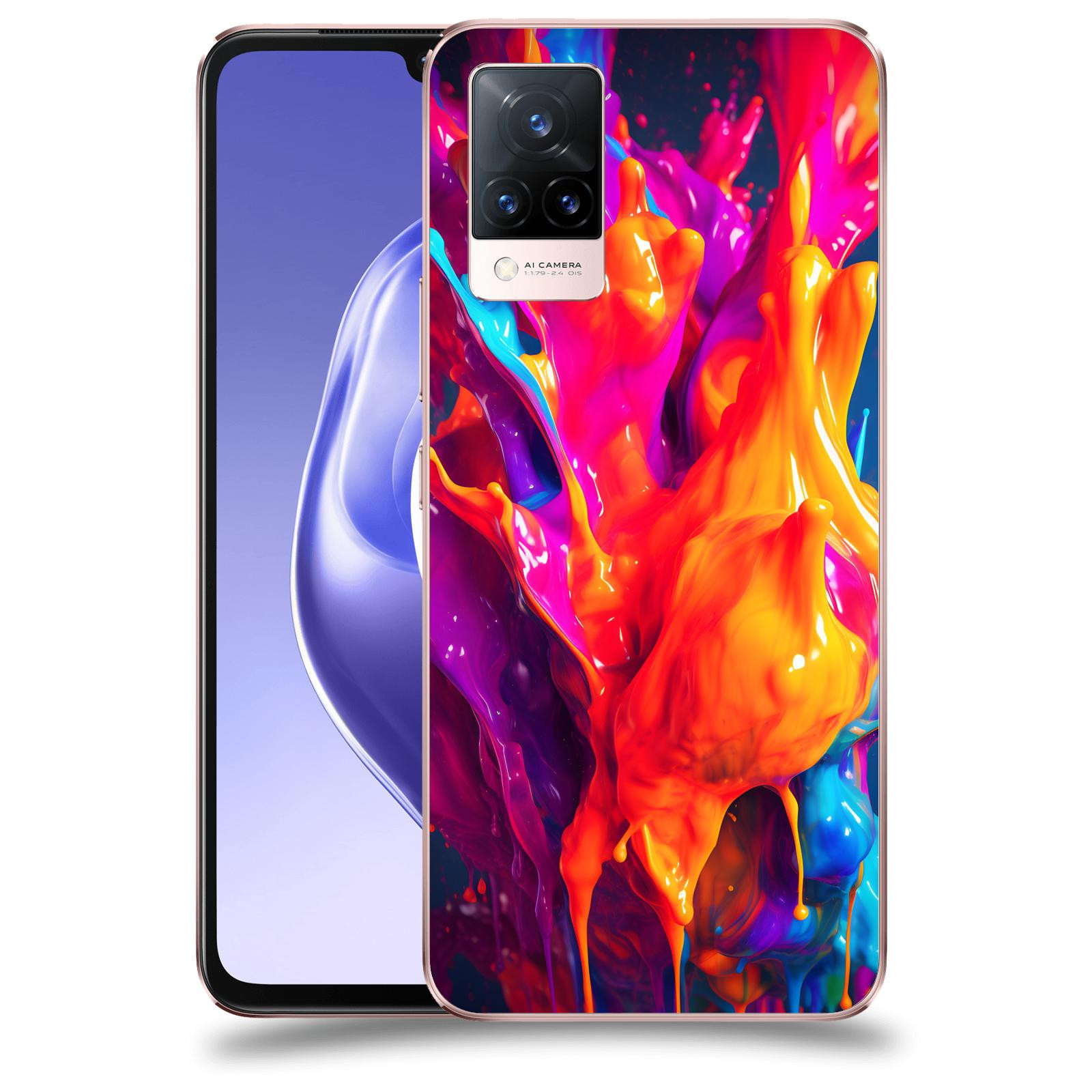 ACOVER Kryt na mobil Vivo V21 5G - Beautiful Liquid I