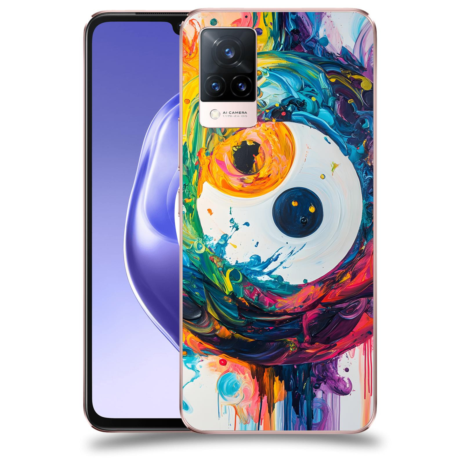 ACOVER Kryt na mobil Vivo V21 5G - Jin Jang